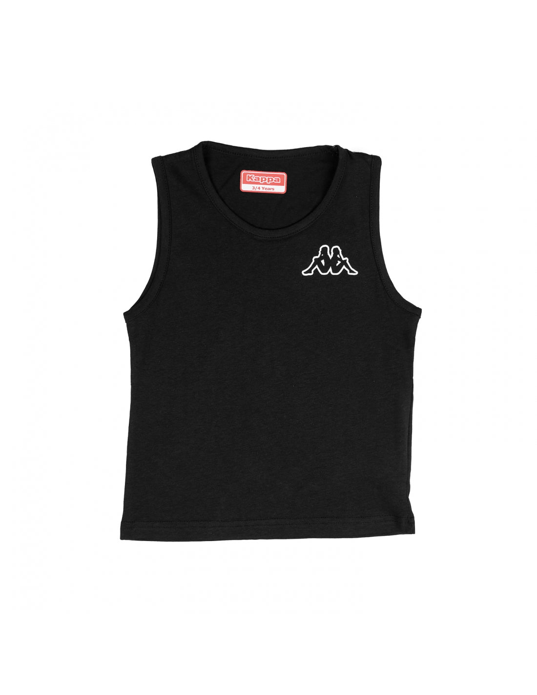 Pigiama bambino Kappa 21240B spalla larga cotone nero