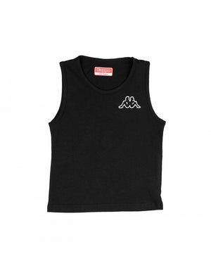 Pigiama bambino Kappa 21240B spalla larga cotone nero