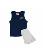 Pigiama bambino Kappa 21240B spalla larga cotone navy
