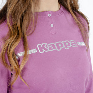 Pigiama donna caldo cotone Kappa 21368 prugna