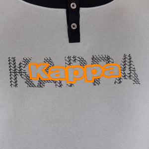Pigiama uomo Kappa 21265 caldo cotone con polsini grigio