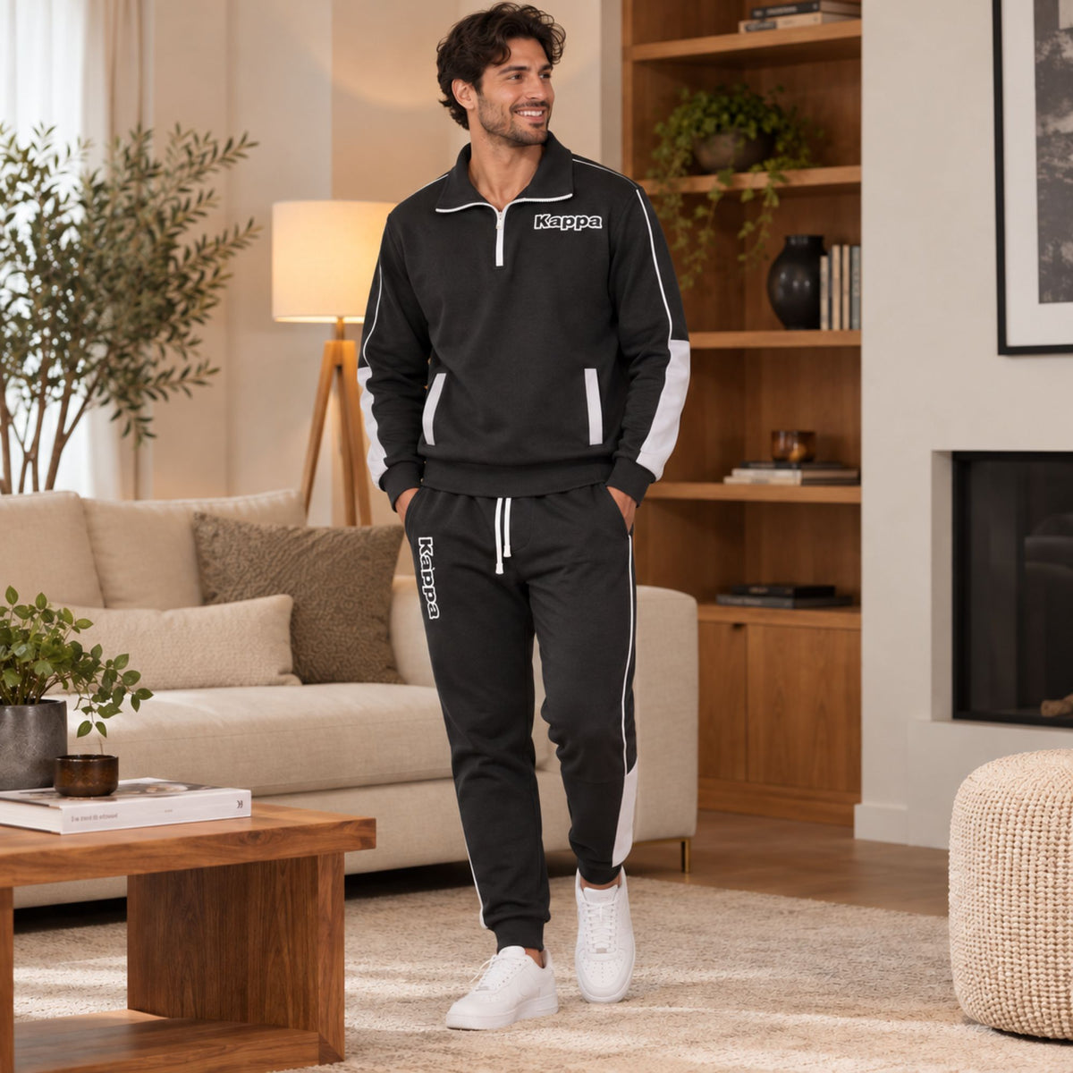 Pigiama uomo/ragazzo stile tuta felpato Kappa KMW26509