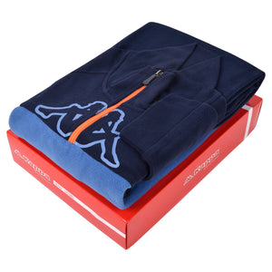Pigiama tuta in pile micro polar mezza zip Kappa 22131 royal