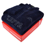 Pigiama uomo in caldo pile coral blu e verde militare Kappa KMW22142