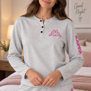 Pigiama donna caldo cotone Kappa KWW26621