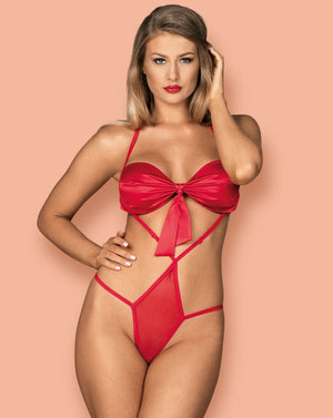 Body sexy Obsessive Giftella teddy rosso