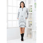 Maximaglia abitino Biancaluna D6511 punto milano orsi grigio