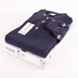 Maximaglia abitino Biancaluna D6511 punto milano orsi blu