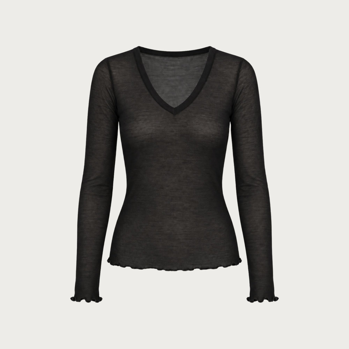 Maglia donna scollo a v in cashmere Biancaluna Elettra