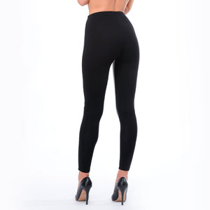 Leggings donna Kissimo Biancaluna  KK412 eco pelle 