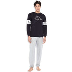Pigiama Kappa uomo in cotone leggero sportivo KMS 22802 caviar