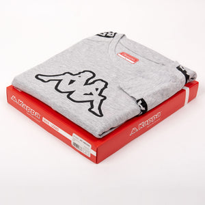 Pigiama uomo Kappa cotone sportivo KMS 22809 grigio melange