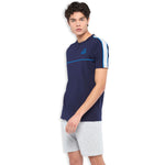 Pigiama uomo corto Kappa KMS22823 blu grigio cotone