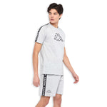 Pigiama uomo ragazzo Kappa KMS22829 100% cotone grigio