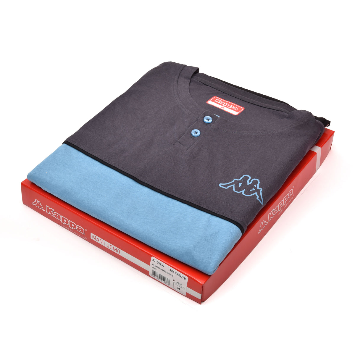 Pigiama Kappa uomo sportivo mezza manica + pantaloncino 23726