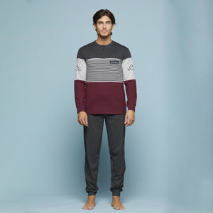 Pigiama lungo uomo Kappa KMS24004 cotone leggero