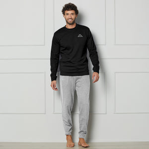 Pigiama Uomo in cotone maglia modello felpa Kappa KMS25461