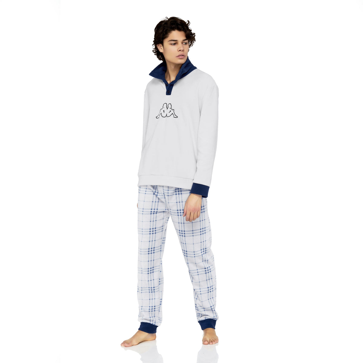 Pigiama uomo Kappa 20545 micropile collo alto