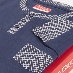 Pigiama Kappa uomo cotone caldo 21244 blu navy