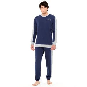 Pigiama Kappa uomo caldo cotone 21267 navy
