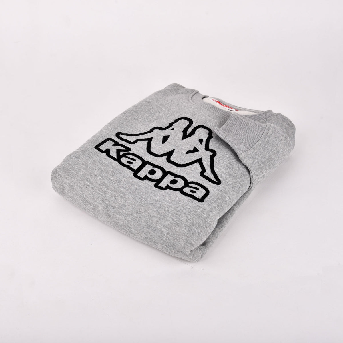 Pigiama tuta Kappa in cotone felpato sportiva 21285 grigio nero