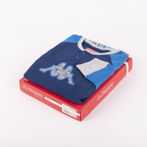 Pigiama bambino Kappa caldo cotone colorato 21420 navy