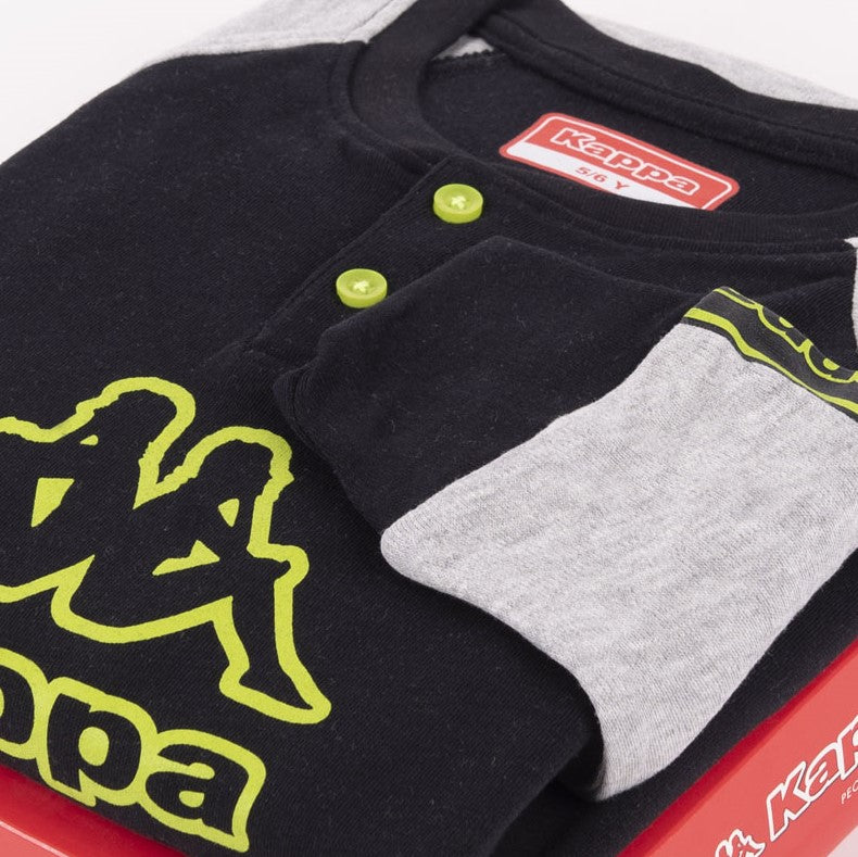 Pigiama tuta casa bambino Kappa 21425 caldo cotone grigio