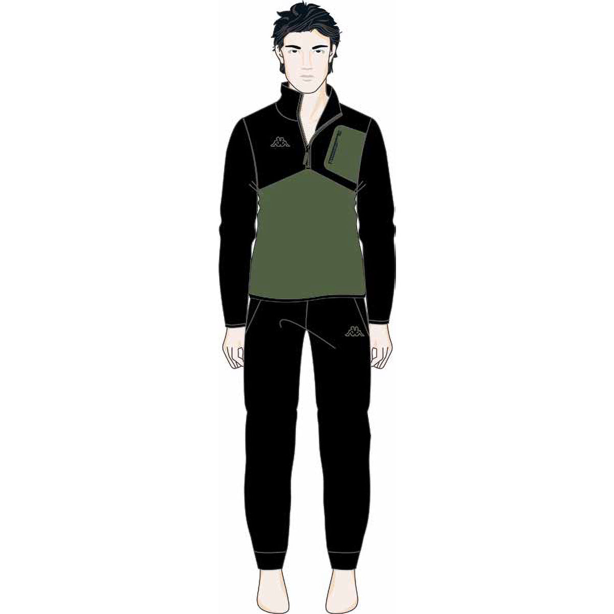 Pigiama uomo Kappa in Micropolar KMW23942