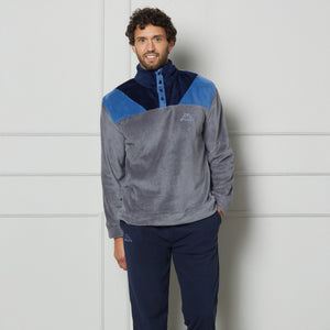 Pigiama Kappa uomo caldo pile coral collo alto 24651