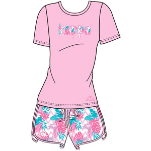 Pigiama donna Kappa 21331 corto in cotone