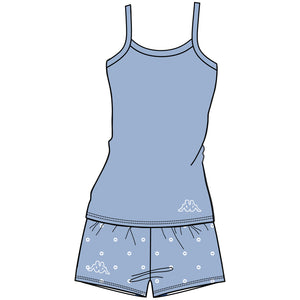 Pigiama donna Kappa 21343 corto in cotone