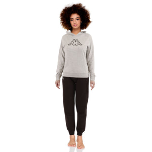 Pigiama tuta donna Kappa 21361 con cappuccio cotone primaverile leggero