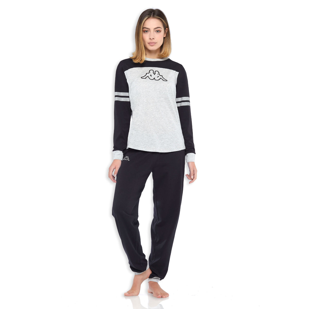 Pigiama donna Kappa KWS 22901 cotone nero