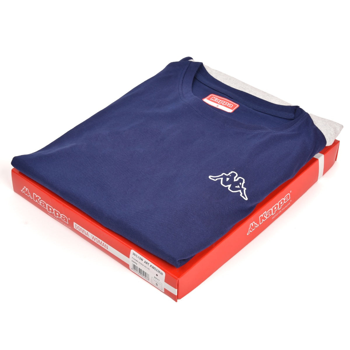 Pigiama donna estivo completino sportivo Kappa 23830 navy