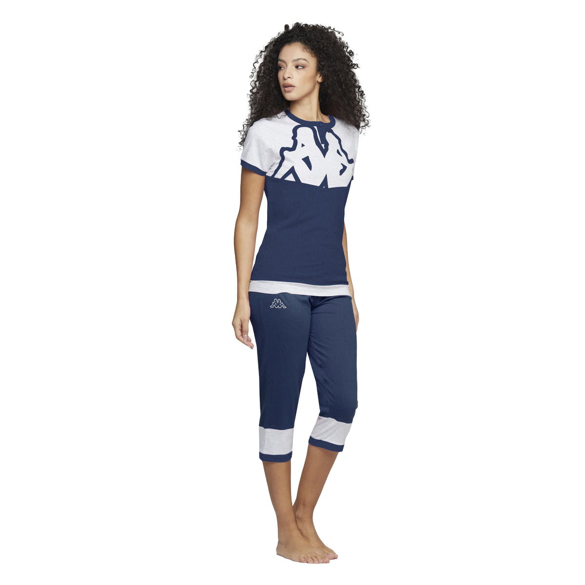 Pigiama donna pantalone pescatore Kappa KWS24146