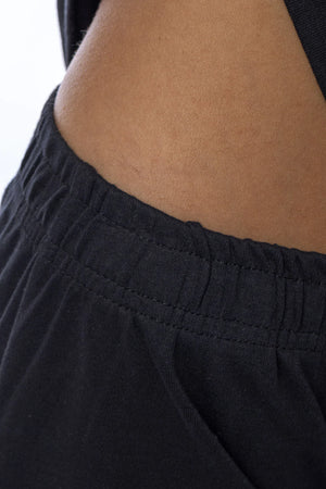 Pigiama Kappa donna nero caldo cotone modello sportivo KWW22209