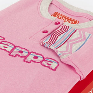 Pigiama bambina caldo cotone bimba Kappa fantasia 21384 rosa