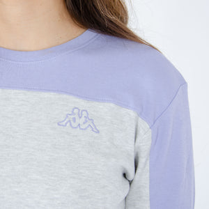 Pigiama Kappa donna caldo cotone 21386 grigio lilla