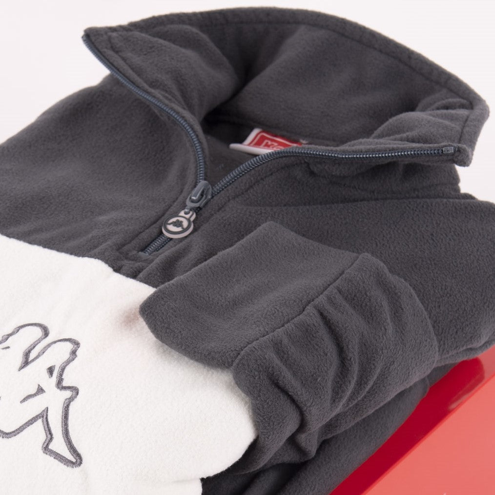 Pigiama donna invernale kappa 21394 grigio piombo in pile