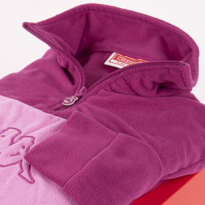 Pigiama donna invernale kappa 21394 prugna in pile