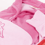 Pigiama donna collo a scialle in pile Kappa fucsia rosa 21395
