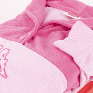 Pigiama donna collo a scialle in pile Kappa fucsia rosa 21395