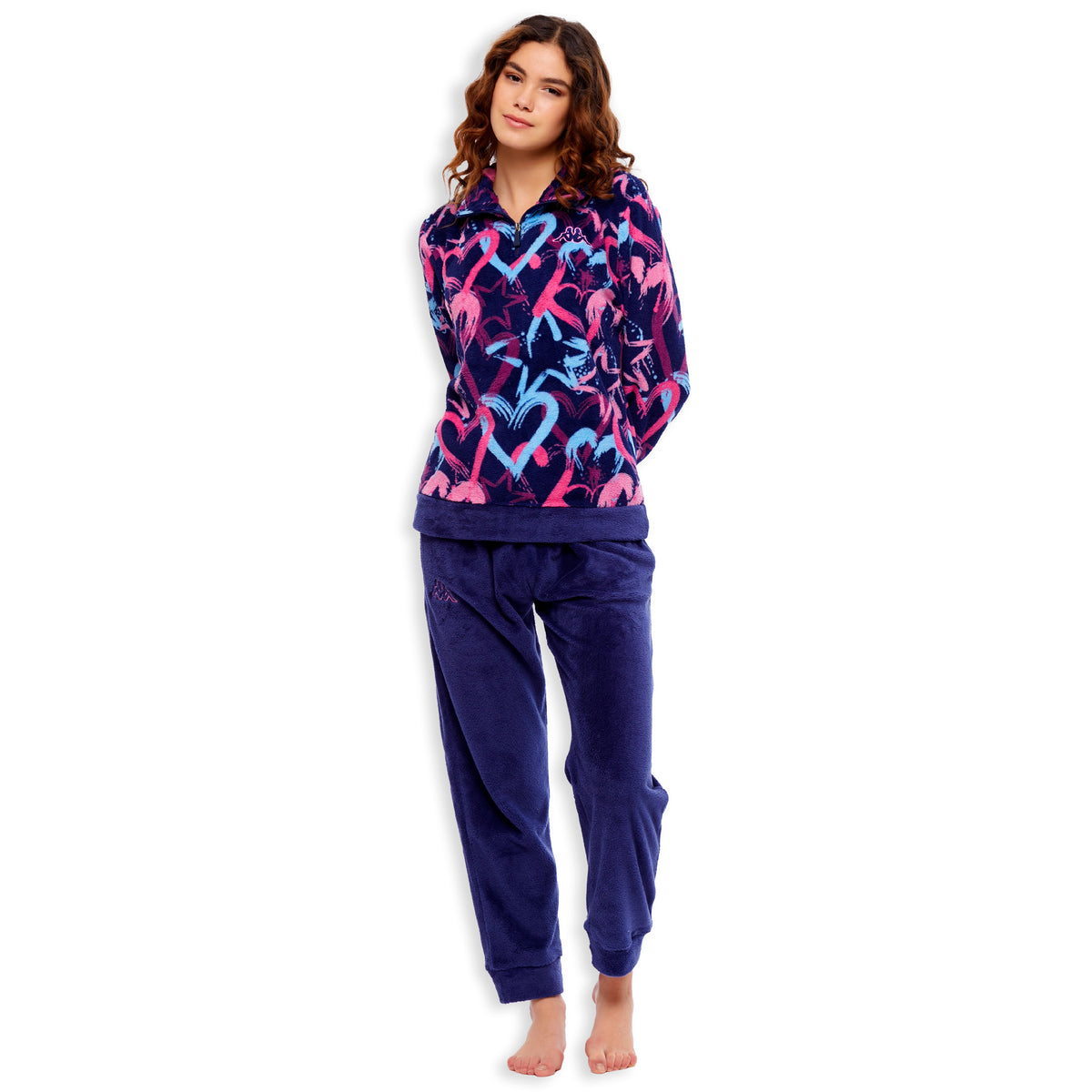 Pigiama donna in coral navy Kappa KWW22243