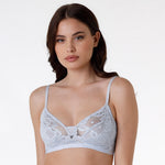 Reggiseno Lovable senza ferretto Lovable L0CCF pizzo e tulle cielo