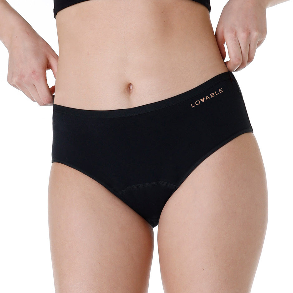 Slip assorbente lavabile Lovable midi 9L0CIU in cotone elasticizzato
