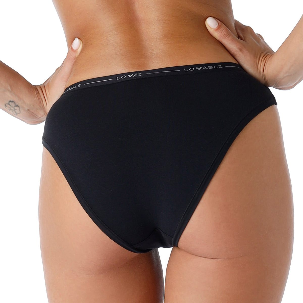 Slip Donna in cotone e modal con elastico loggato LOVABLE L0DE6