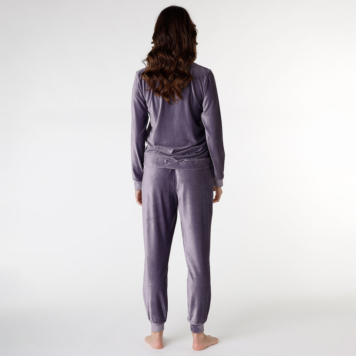 Pigiama stile tuta homewear in ciniglia Lovable L0DN4