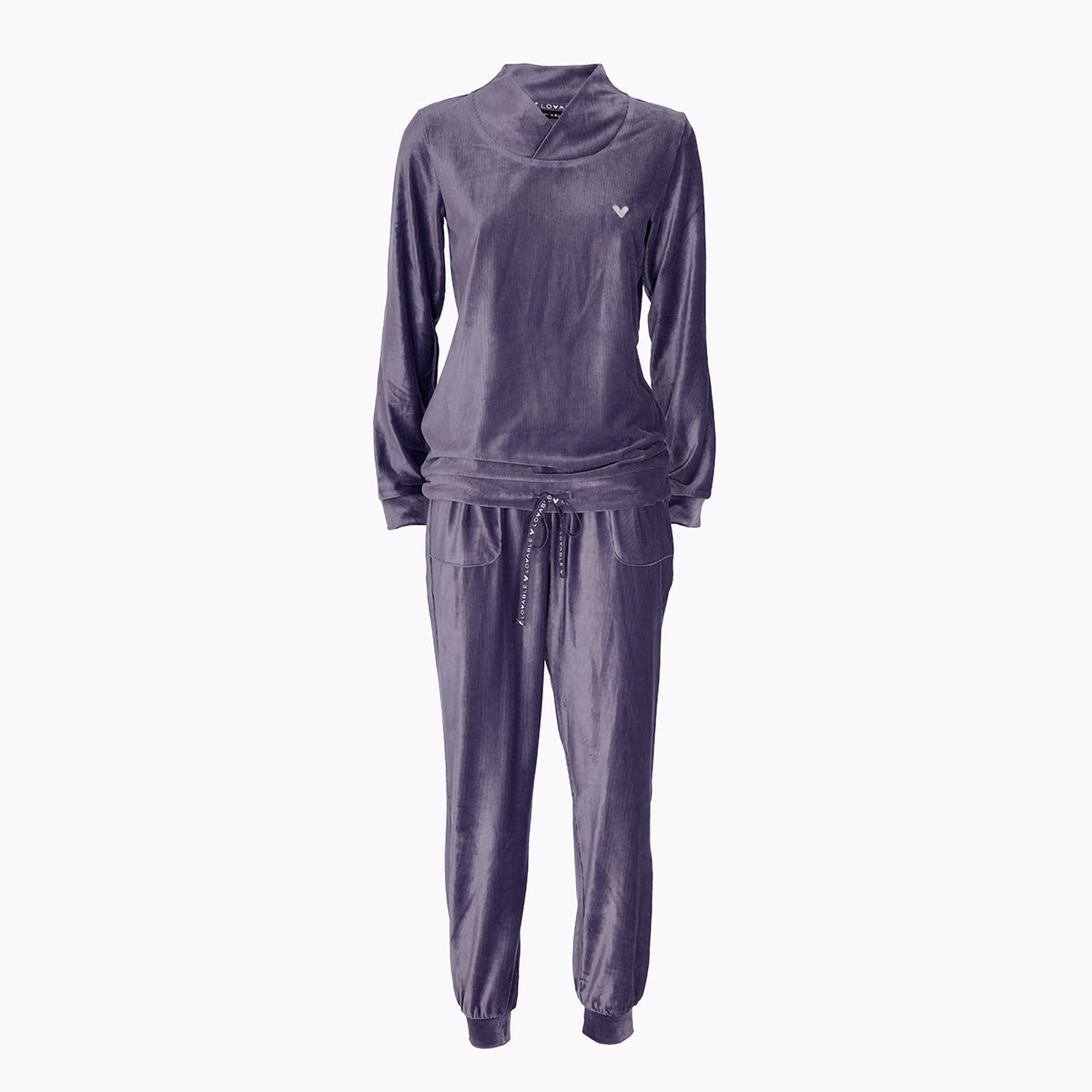 Pigiama stile tuta homewear in ciniglia Lovable L0DN4
