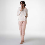 Pigiama donna motivo paisley in polar fleece Lovable L0DNC