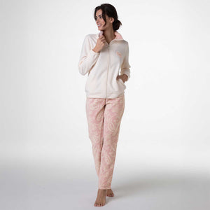 Pigiama donna motivo paisley in polar fleece Lovable L0DNC